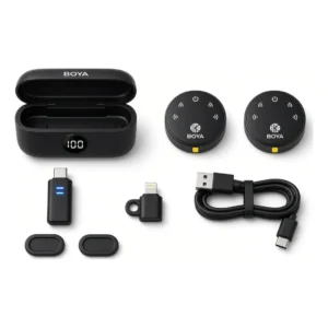 BOYA BY-MW6 Wireless Lavalier Microphone – Dual Transmitter (original verient)